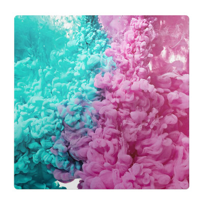 Podkładka pod krzesło obrotowe Kolorowy dym w wodzie