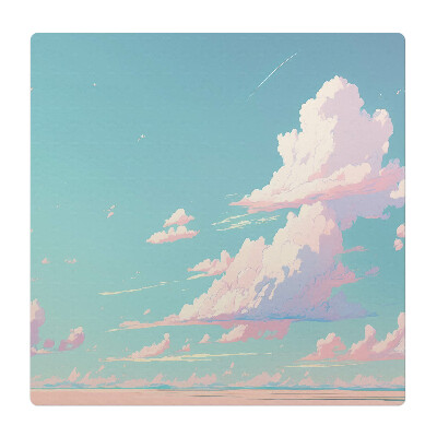 Mata pod fotel ochrona paneli Chmury na niebie