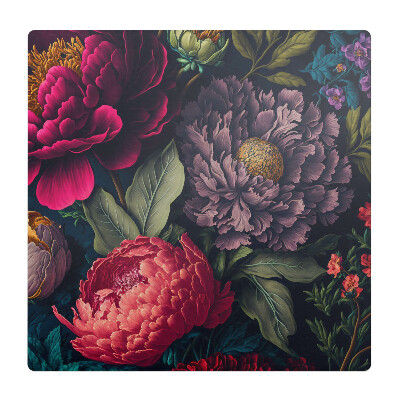 Podkładka pod krzesło obrotowe Kwiatowy wzór vintage