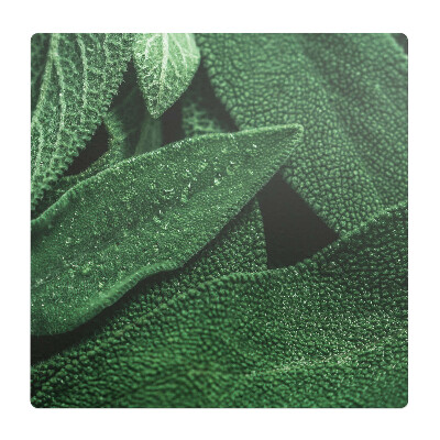 Podkładka pod krzesło obrotowe Liście z bliska