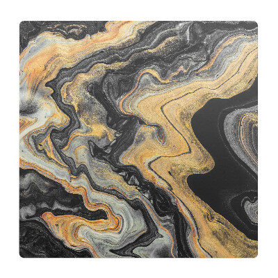 Mata na podłogę pod krzesło Marmurowe wiry