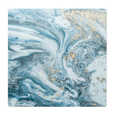 Mata pod fotel ochrona paneli Marmurowe fale