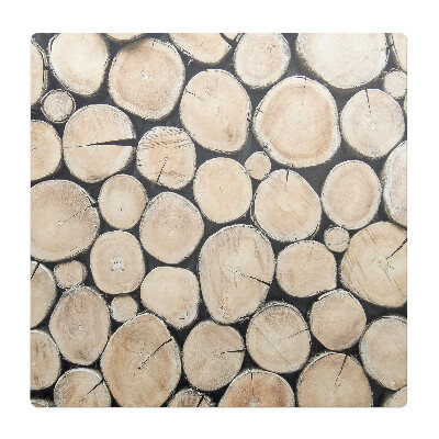 Podkładka pod krzesło obrotowe Drewniane krążki