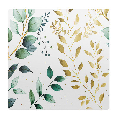 Podkładka pod krzesło obrotowe Liście i gałązki