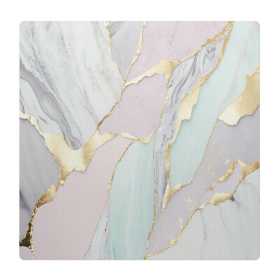 Podkładka pod krzesło obrotowe Marmurowe pastele