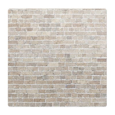 Mata na podłogę pod krzesło Ceglana ściana retro