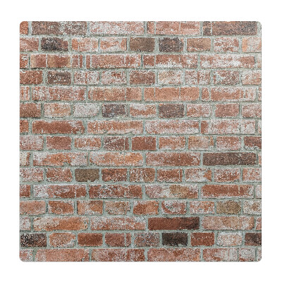 Mata na podłogę pod krzesło Ceglana ściana retro