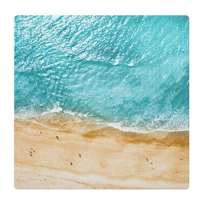 Podkładka pod fotel Plaża i fale z lotu ptaka