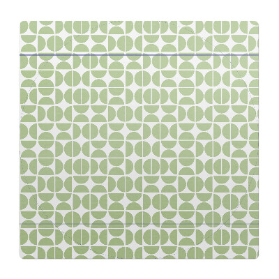 Mata pod fotel ochrona paneli Geometryczny wzór retro