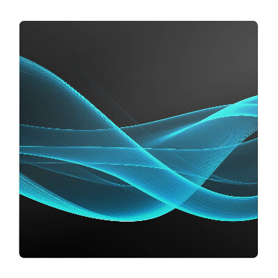 Podkładka pod krzesło obrotowe Fale świetlne