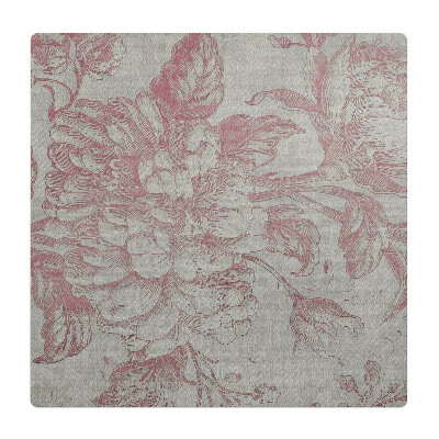 Podkładka pod krzesło obrotowe Kwiatowy ornament retro