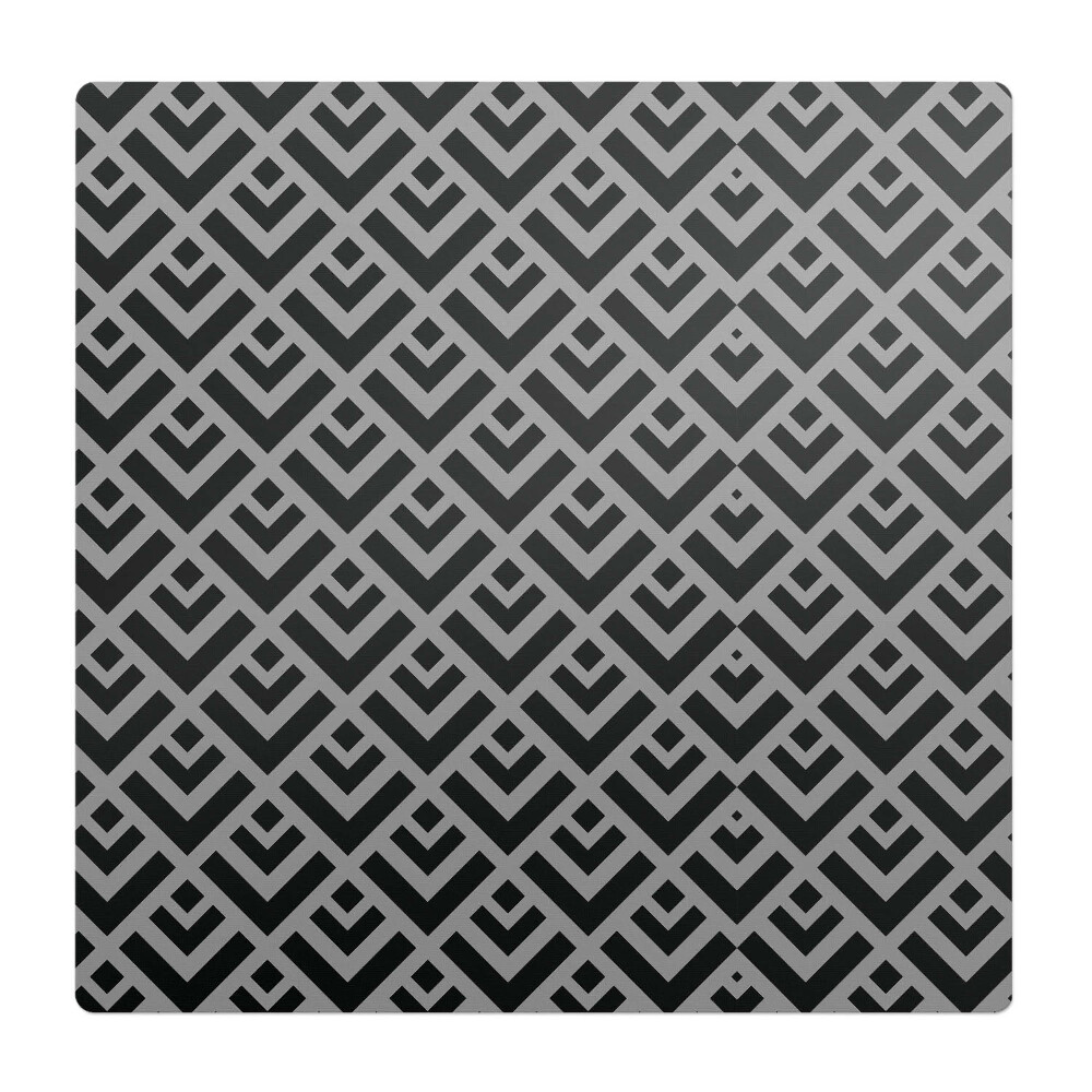 Podkładka pod krzesło obrotowe Geometryczny wzór retro