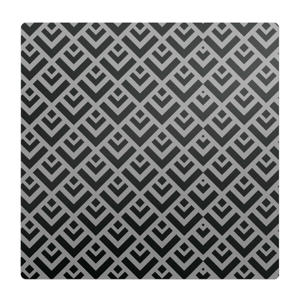 Podkładka pod krzesło obrotowe Geometryczny wzór retro