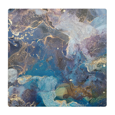 Mata na podłogę pod krzesło Marmur abstrakcyjny