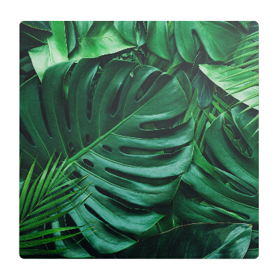 Mata pod krzesło do biura Tropikalne liście