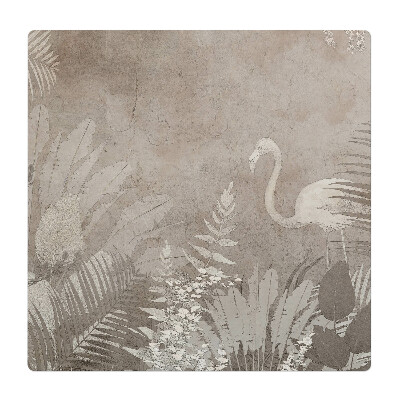 Mata pod krzesło do biura Flaming w dżungli