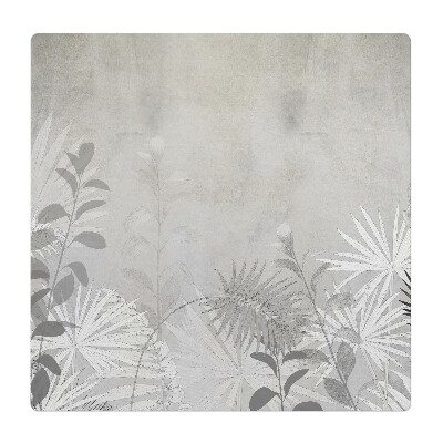 Mata pod fotel biurowy Roślinne liście tła