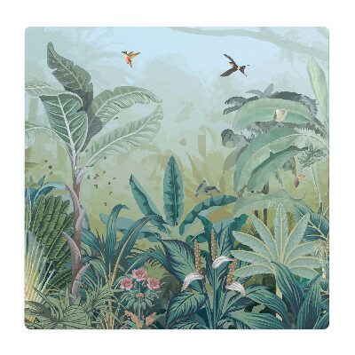 Mata pod fotel ochrona paneli Tropikalna dżungla