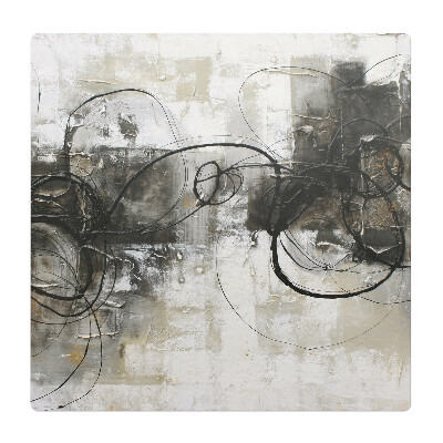 Mata pod fotel ochrona paneli Abstrakcyjne linie