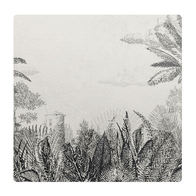 Podkładka pod fotel Tropikalna ilustracja