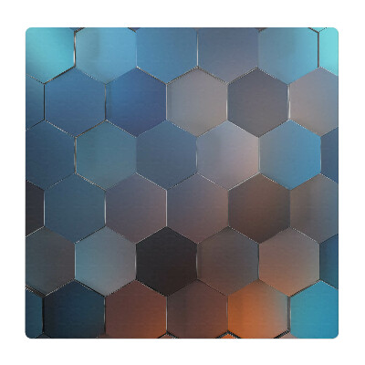 Podkładka pod krzesło obrotowe Hexagonal gradient