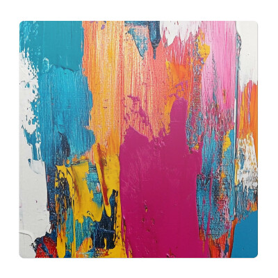 Mata pod krzesło do biura Abstrakcyjny chaos