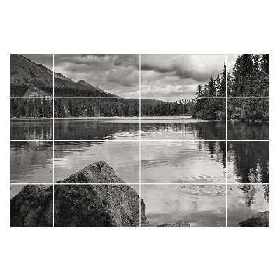 Naklejki na kafelki Spokojny krajobraz wodny