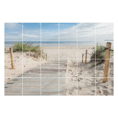 Naklejki na płytki Ścieżka na plażę