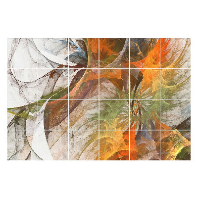 Naklejki na płytki Abstrakcyjny wzór fraktalny