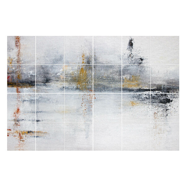 Nalepki na kafelki Abstrakcyjny pejzaż z fakturą