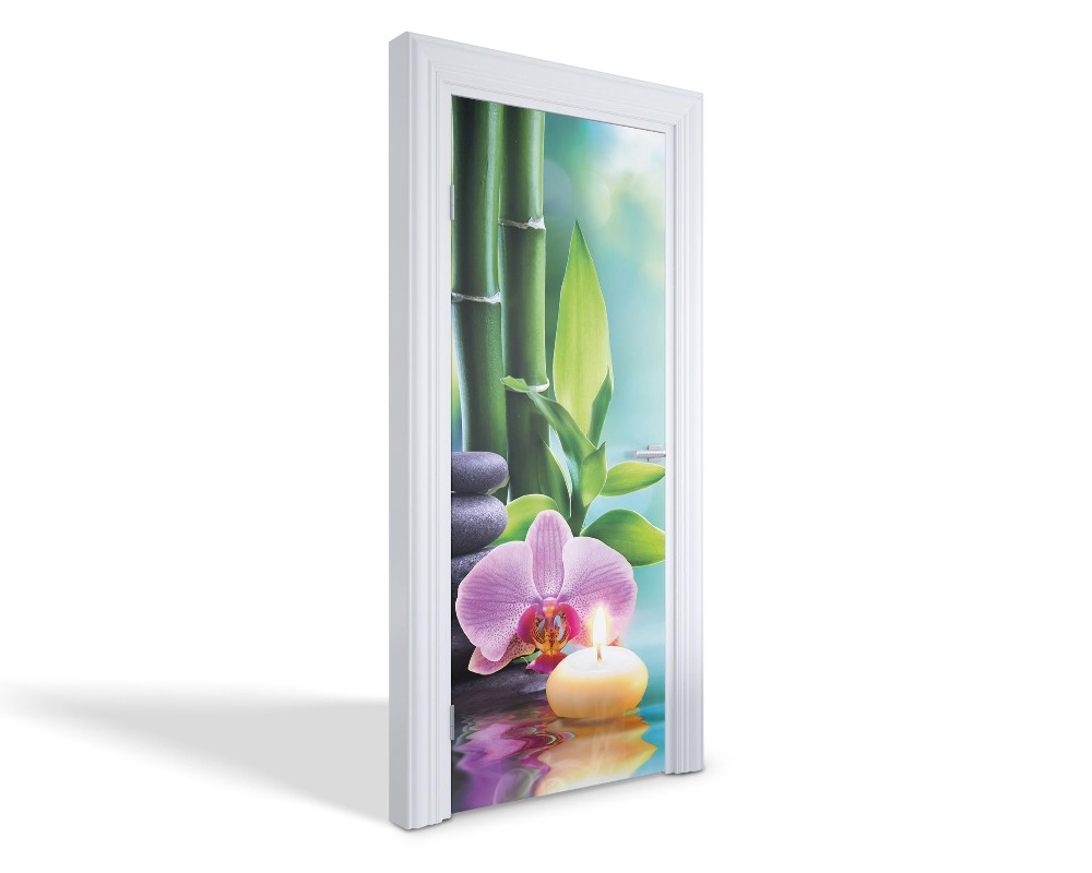 Naklejka na drzwi samoprzylepna Relaks i harmonia