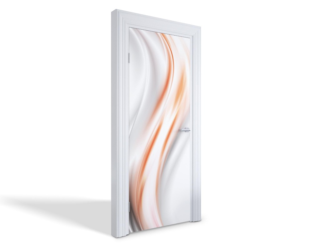 Naklejka na drzwi samoprzylepna Abstrakcyjne fale