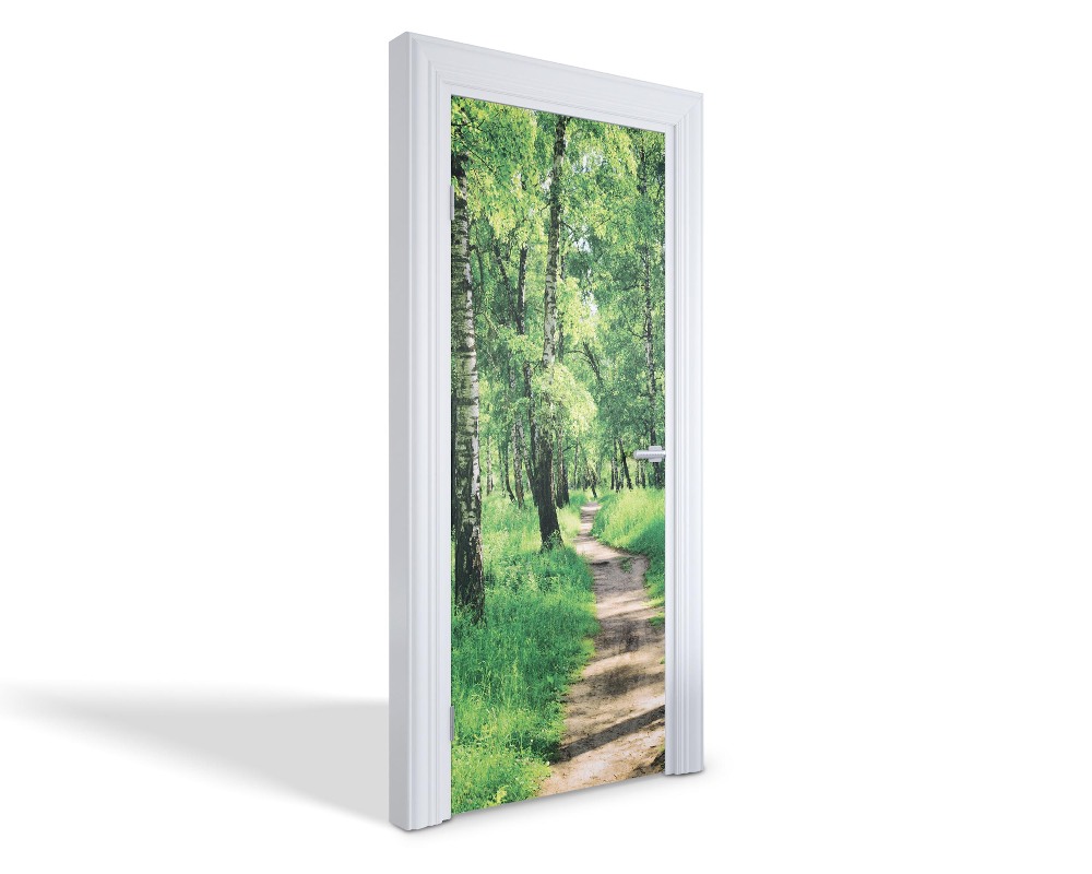 Naklejka na drzwi samoprzylepna Leśna ścieżka