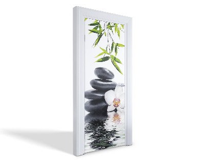 Naklejka na drzwi samoprzylepna Relaks i harmonia