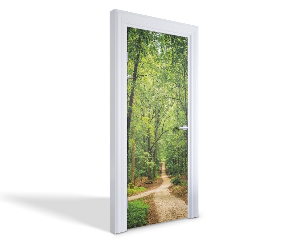 Naklejka na drzwi samoprzylepna Leśna ścieżka