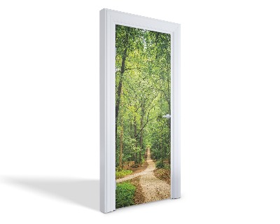 Naklejka na drzwi samoprzylepna Leśna ścieżka