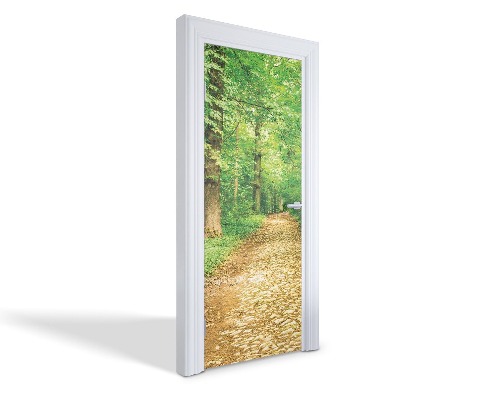 Naklejka na drzwi samoprzylepna Leśna ścieżka