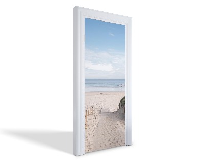Naklejka na drzwi samoprzylepna Ścieżka na plażę