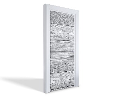 Naklejka na drzwi samoprzylepna Drewniana podłoga