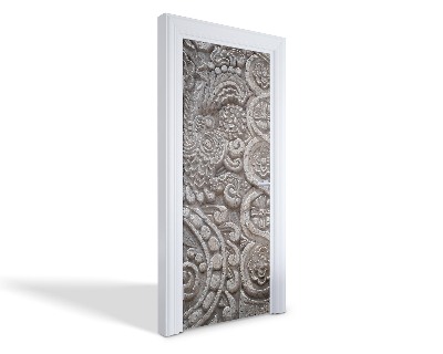 Naklejka na drzwi samoprzylepna Kamienny relief