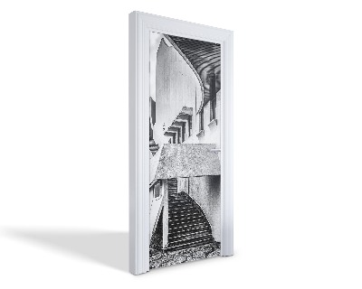 Naklejka na drzwi samoprzylepna Modernistyczna architektura
