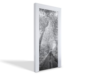 Naklejka na drzwi samoprzylepna Leśna ścieżka