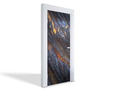 Naklejka na drzwi samoprzylepna Tekstura kory