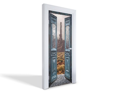 Naklejka na drzwi samoprzylepna Otwarta pustynia