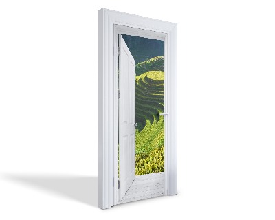 Naklejka na drzwi samoprzylepna Drzwi do natury