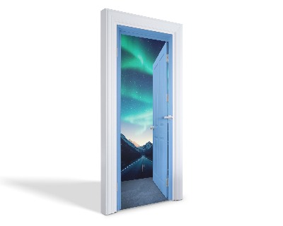 Naklejka na drzwi samoprzylepna Drzwi do nieba