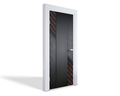 Naklejka na drzwi samoprzylepna Nowoczesny wzór industrialny