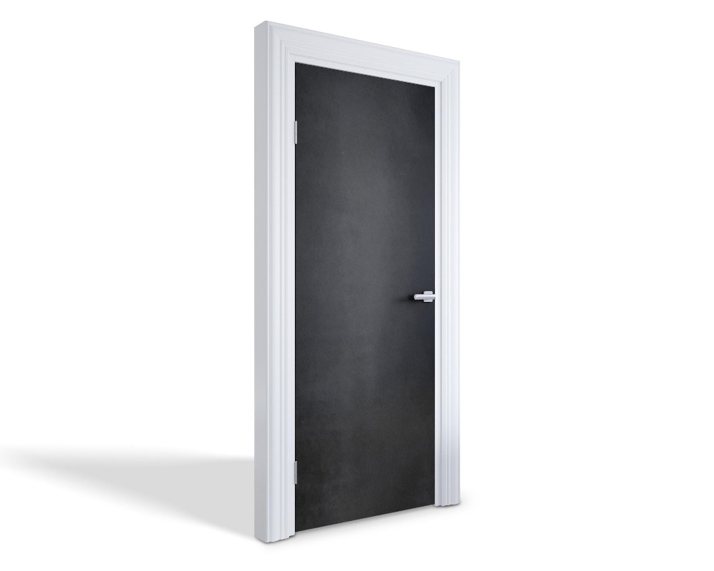 Naklejka na drzwi samoprzylepna Czarna tekstura