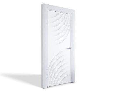 Naklejka na drzwi samoprzylepna Abstrakcyjne fale