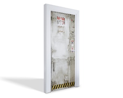 Naklejka na drzwi samoprzylepna Strefa zamknięta